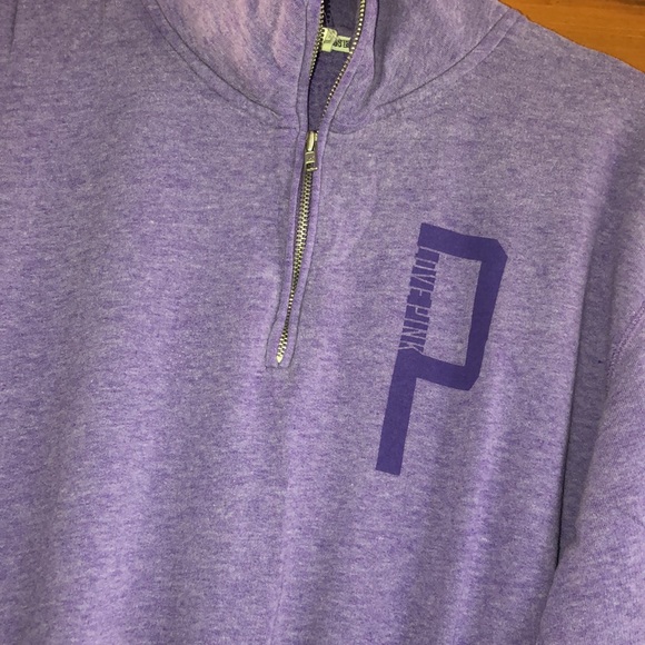 PINK quarter zip sweatshirt - Picture 2 of 4